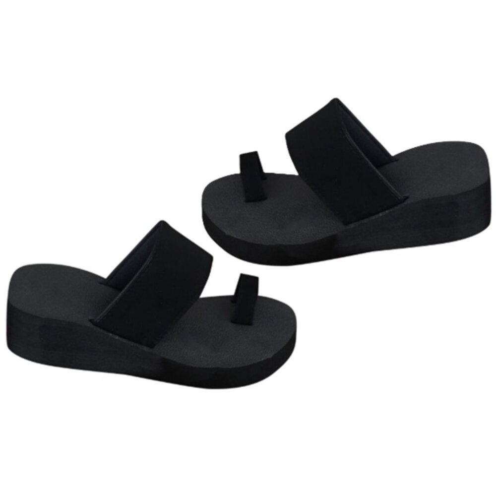 Toe Ring Wedge Platform Sandals